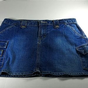 No Boundaries Denim Skirt.